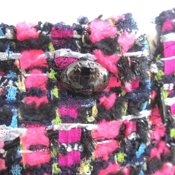 Chanel Pink Tweed Skirt Size 38 2